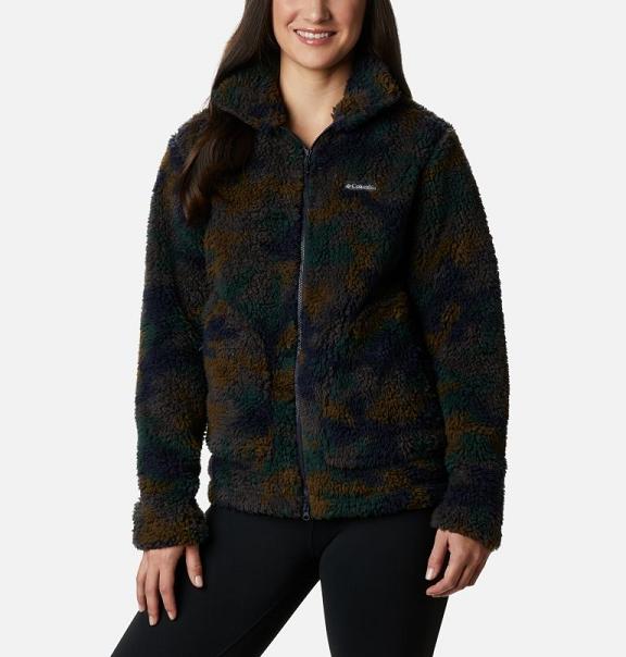 Columbia Sherpa Fleece Jacket Blue For Women's NZ81026 New Zealand